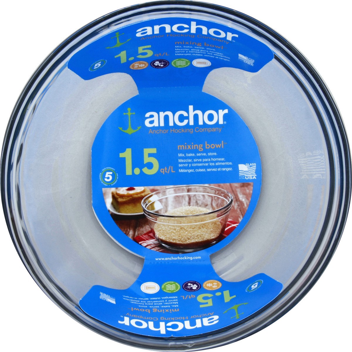 slide 3 of 3, Anchor Hocking Mixing Bowl 1.5 Quart - Each, 1 ct