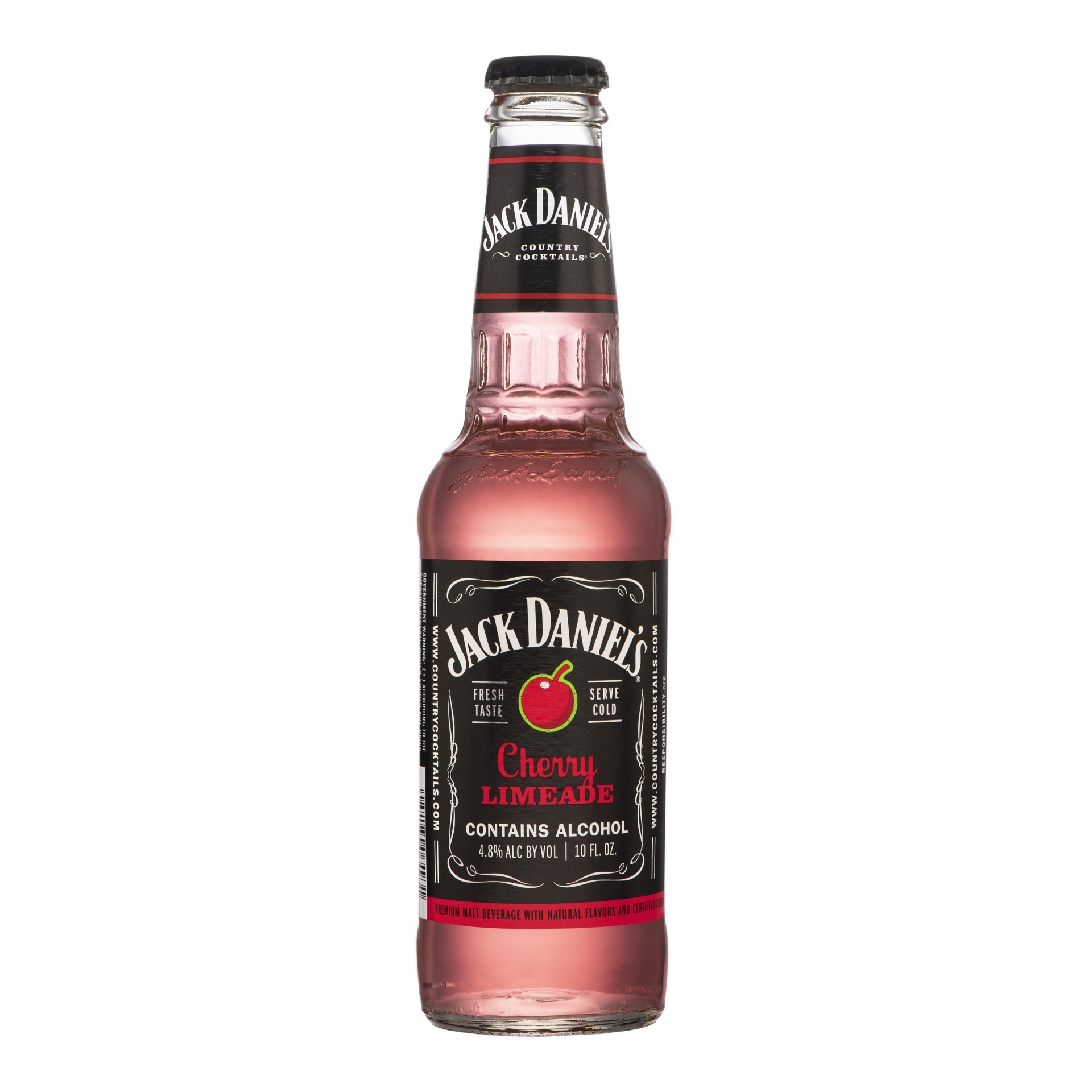 slide 1 of 1, Jack Daniel's Country Cocktails Cherry Limeade Beer, Flavored Malt Beverage, 10 oz
