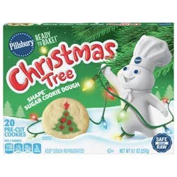Pillsbury Shape Christmas Tree Sugar Cookie Dough, 20 ct., 9.1 oz.