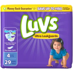Luvs Jumbo Pack Diapers Size 4