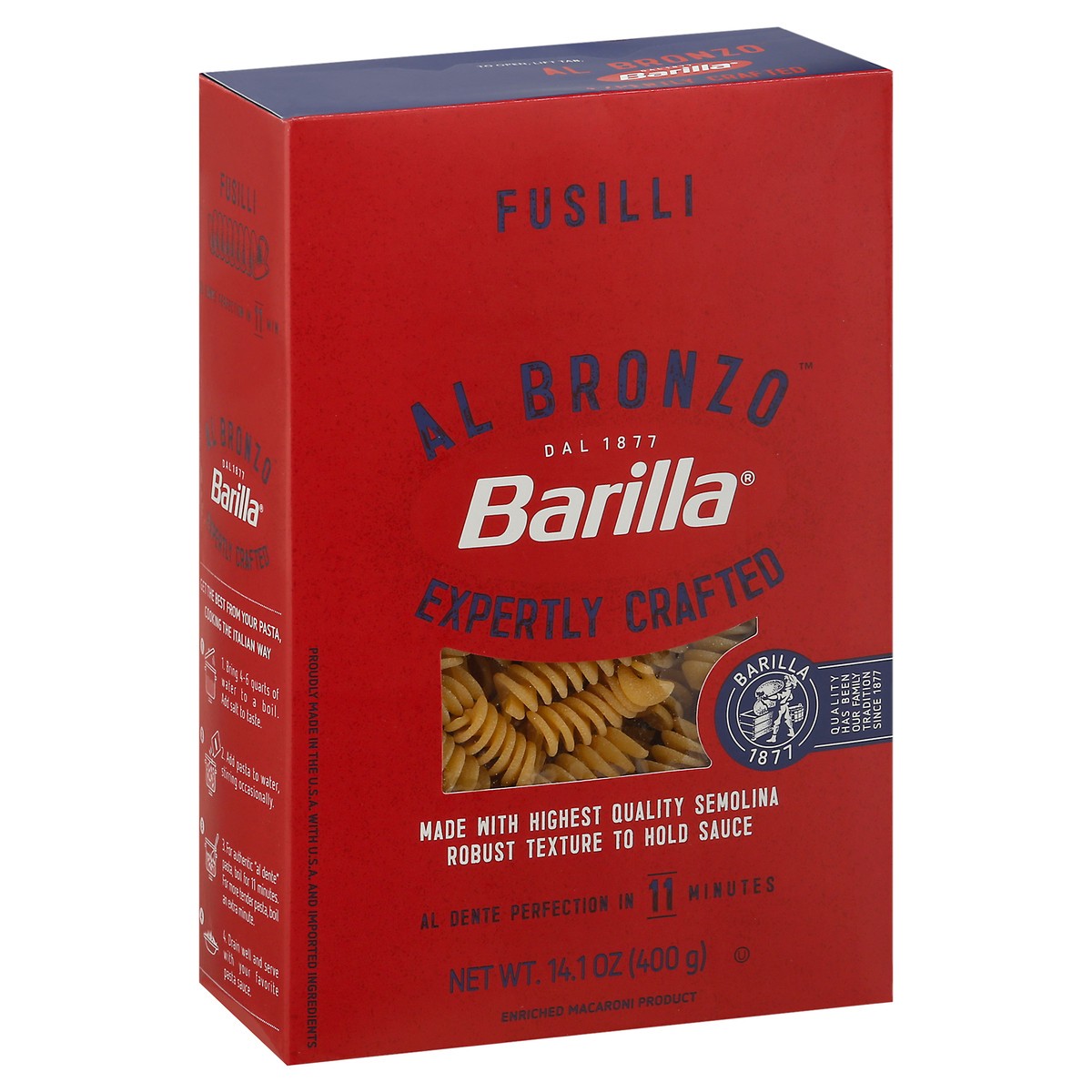 slide 7 of 9, Barilla Fusilli Al Bronzo - 14.1 oz, 14.1 oz