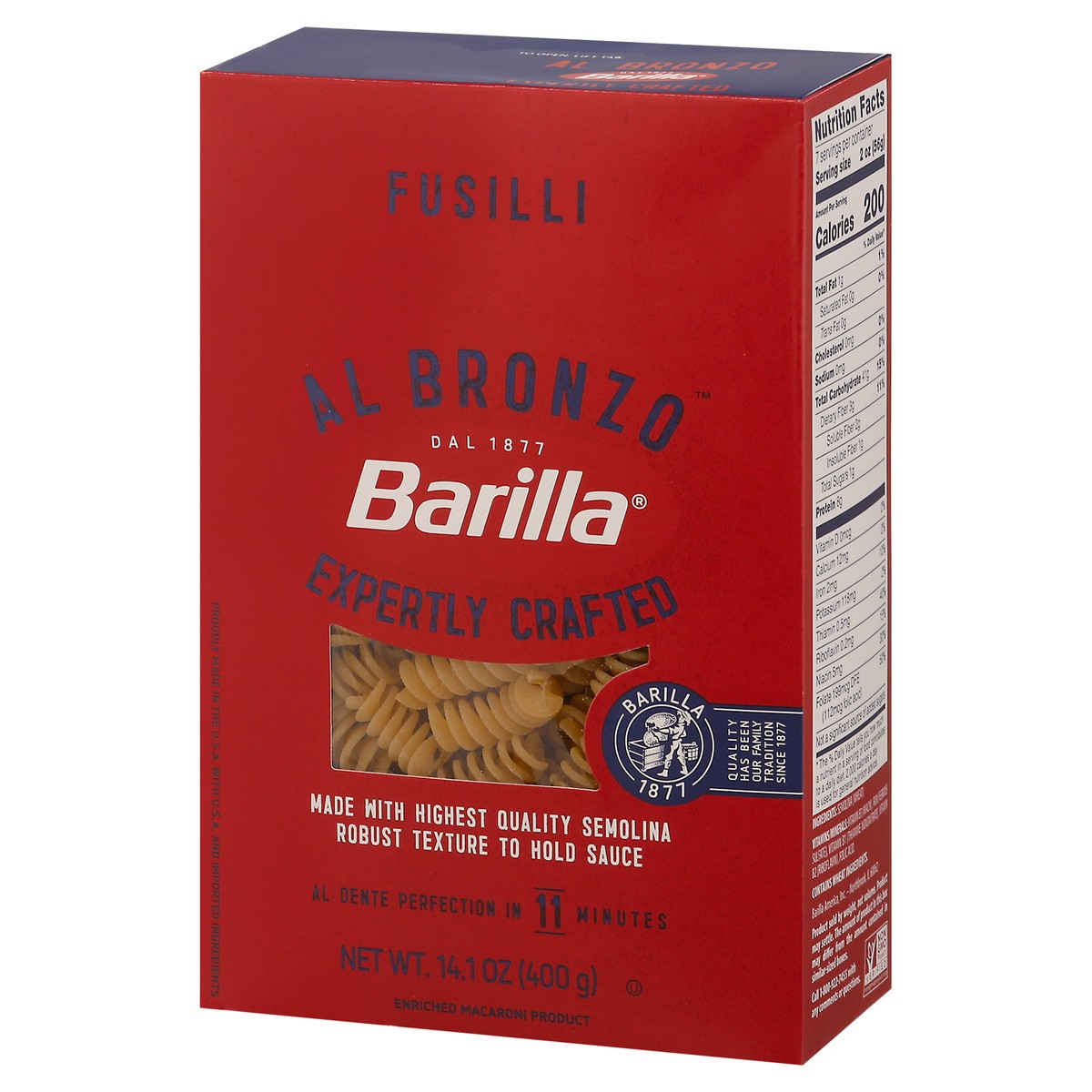 slide 8 of 9, Barilla Fusilli Al Bronzo - 14.1 oz, 14.1 oz