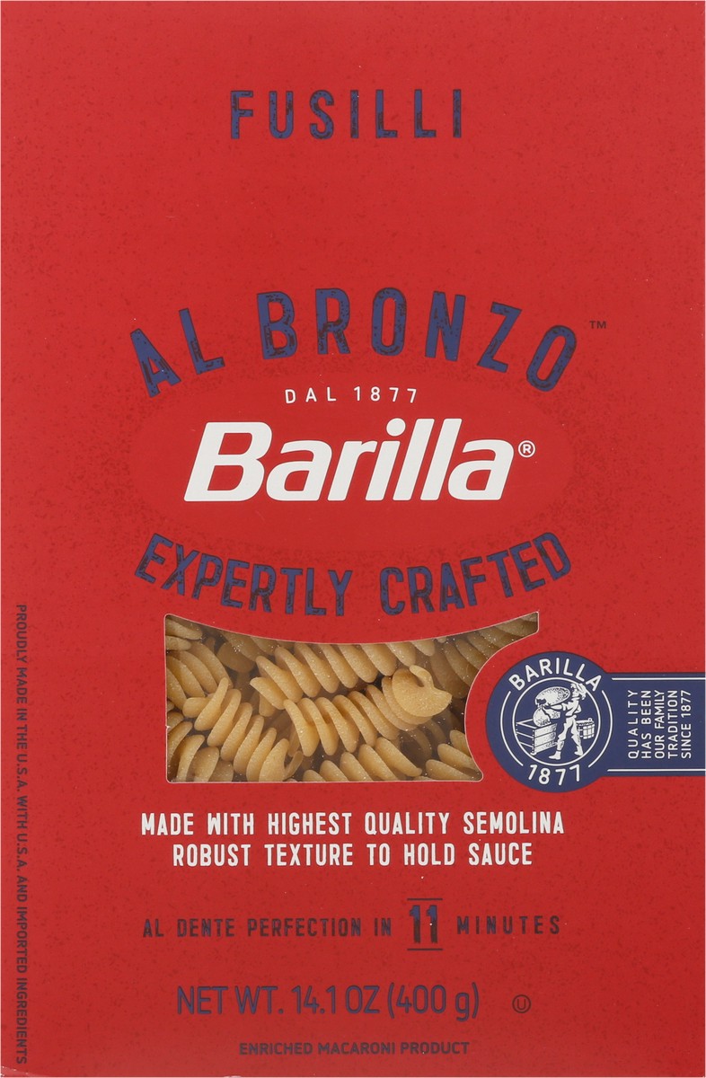 slide 2 of 9, Barilla Fusilli Al Bronzo - 14.1 oz, 14.1 oz
