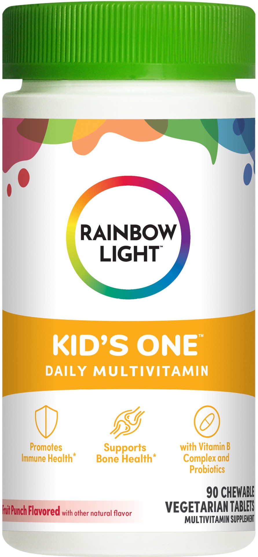 slide 1 of 5, Rainbow Light Rnlig Kids One Multivitamin - 90.0 Count, 90 ct