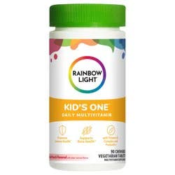 Rainbow Light Kids One Multivitamin Fruit Punch Flavor Tablets