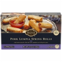 slide 1 of 1, Private Selection Pork Lumpia Spring Rolls, 10.8 oz