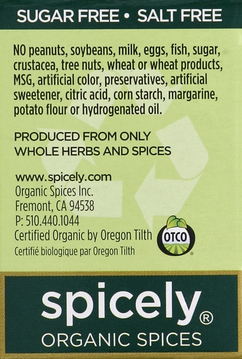 slide 2 of 4, Spicely Organic Spices Tarragon 0.1 oz, 0.1 oz