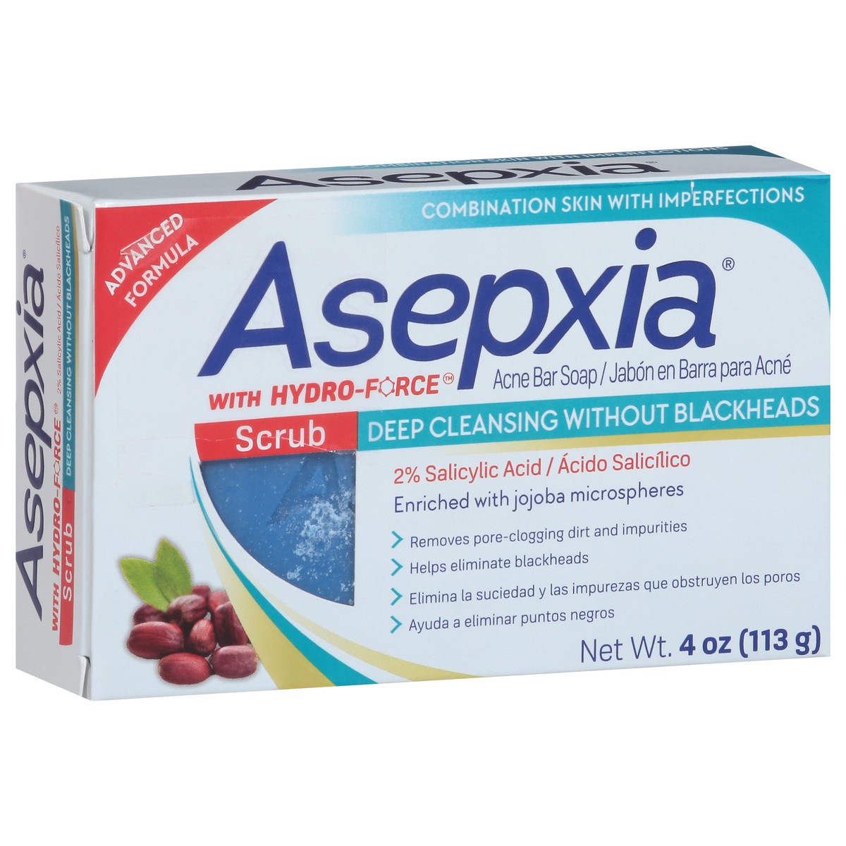 slide 8 of 13, Asepxia Scrub Cleansing Bar Soap, 4 oz