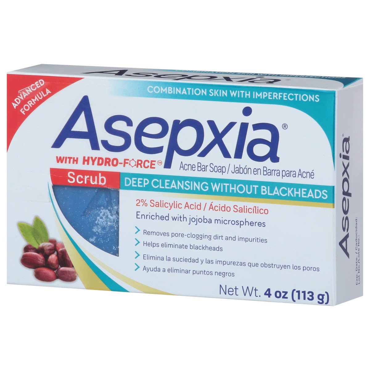 slide 4 of 13, Asepxia Scrub Cleansing Bar Soap, 4 oz