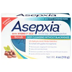Asepxia Advanced Formula Acne Bar Soap 4 oz