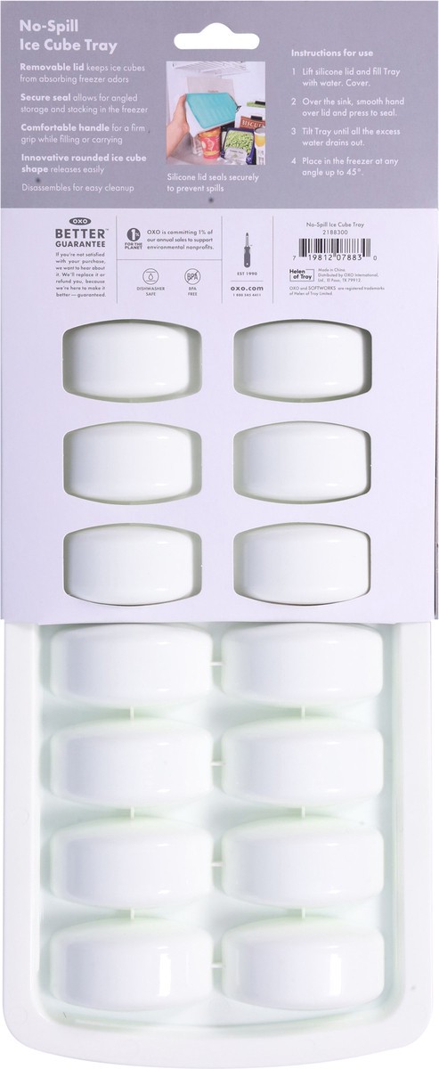 slide 4 of 12, OXO SoftWorks No-Spill Ice Cube Tray 1 Each, 1 ct