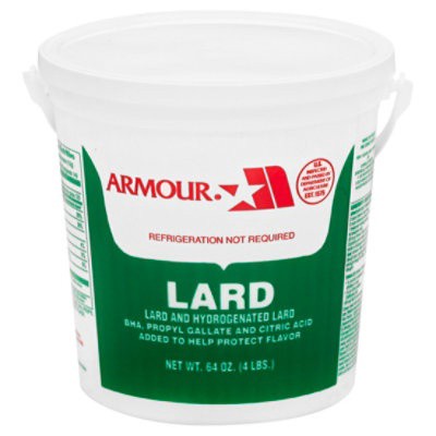 slide 1 of 2, Armour Lard 64 oz, 4 lb