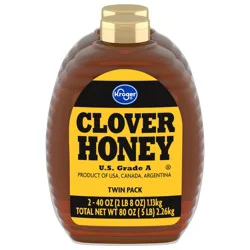 Kroger Clover Honey, 2 ct / 40 oz