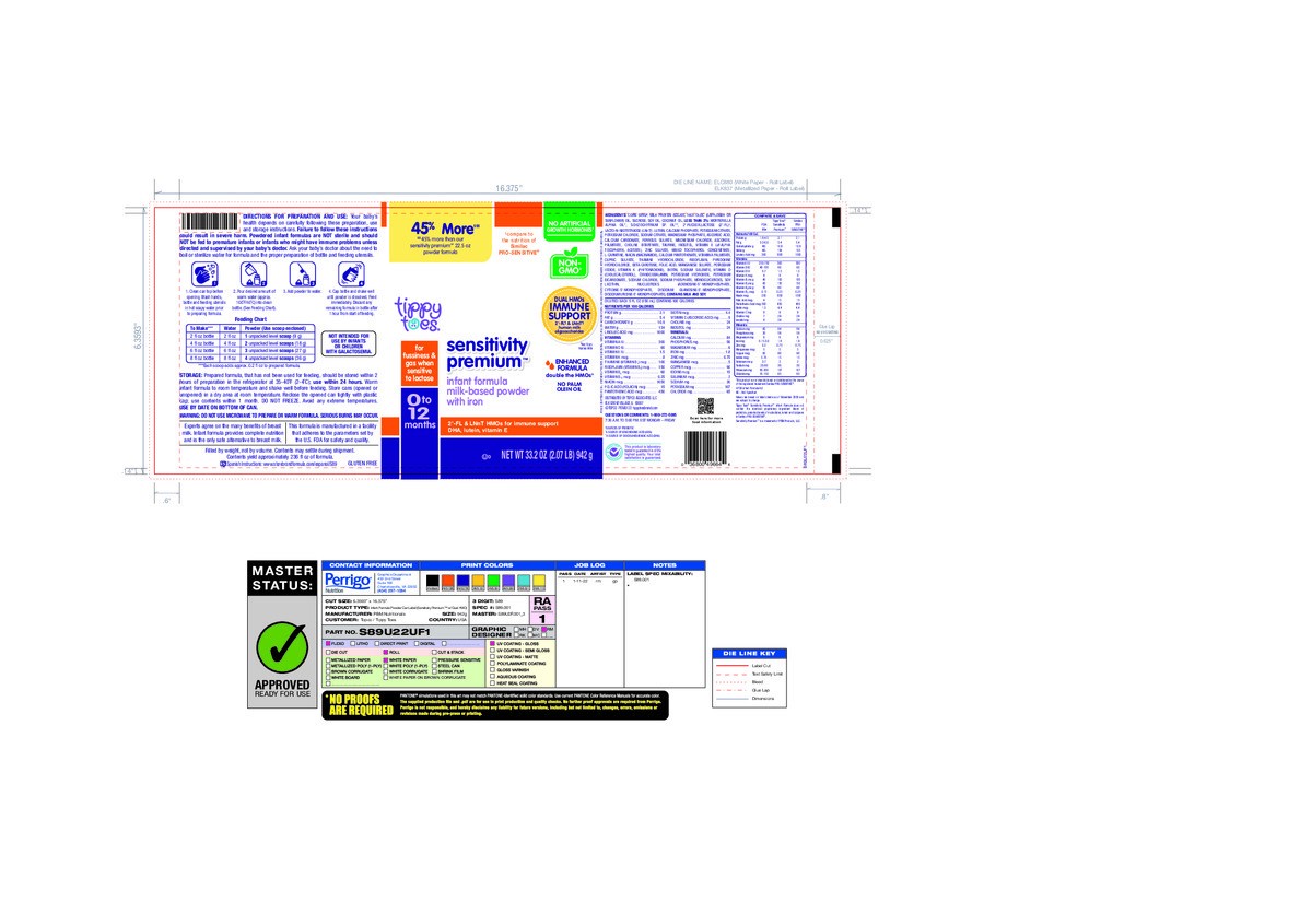 slide 10 of 16, Tippy Toes Sensitivity Premium 0-12 Months Infant Formula with Iron 33.2 oz, 33.2 oz