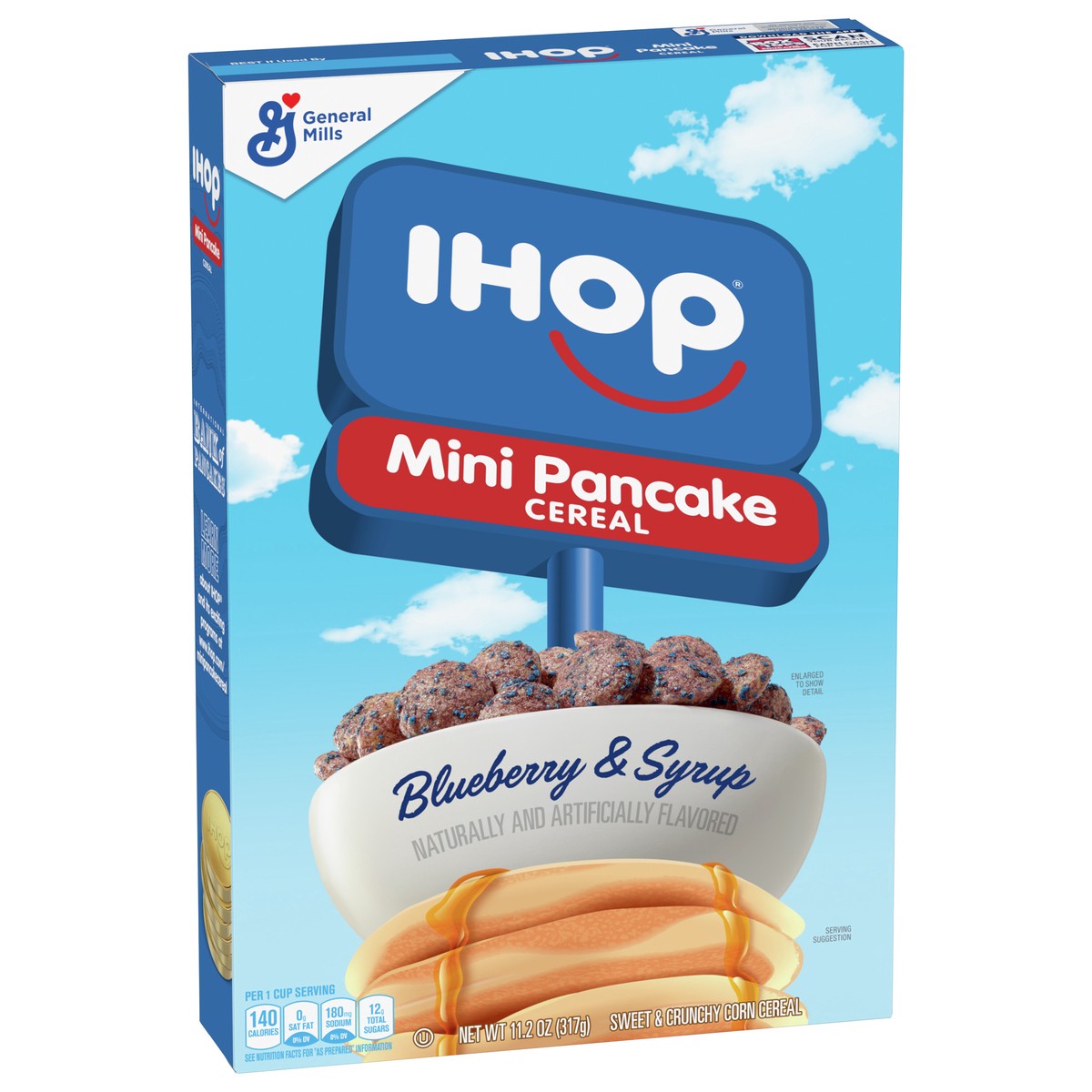slide 2 of 9, IHOP Blueberry and Syrup Flavored Breakfast Cereal, 11.2 OZ, 11.2 oz