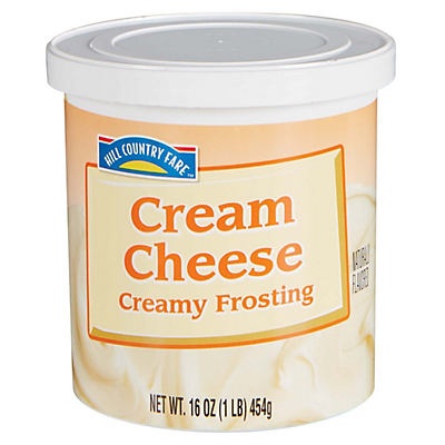 slide 1 of 1, Hill Country Fare Cream Cheese Creamy Frosting, 16 oz