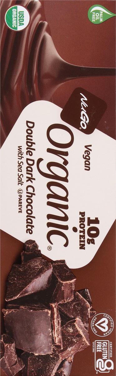 slide 7 of 9, NuGo Organic Double Dark Chocolate Protein Bar with Sea Salt 12 - 1.76 oz Bars, 12 ct