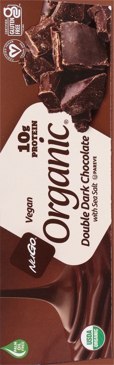 slide 7 of 9, NuGo Organic Double Dark Chocolate Protein Bar with Sea Salt 12 - 1.76 oz Bars, 12 ct