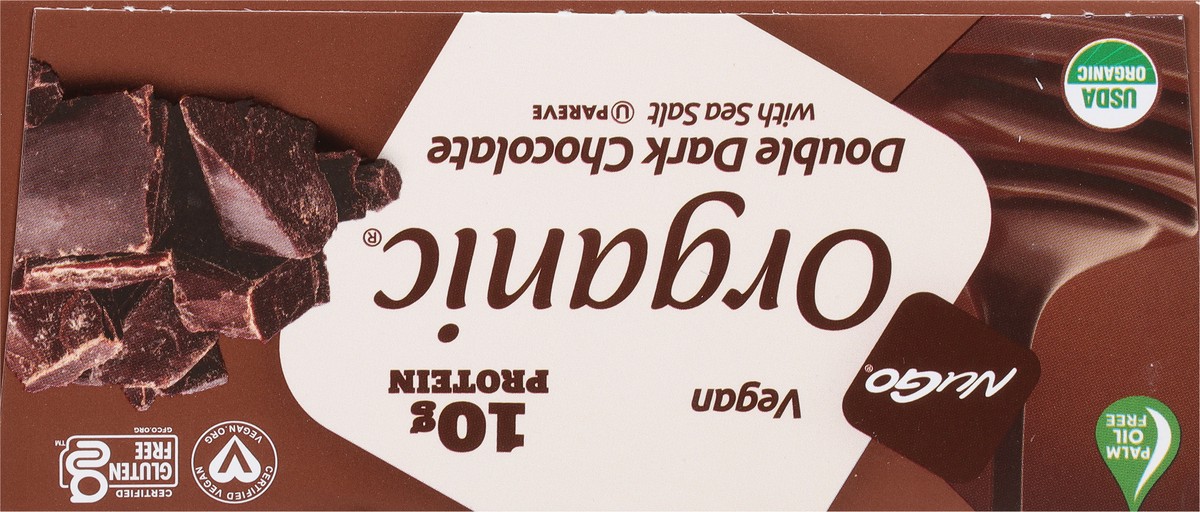 slide 9 of 9, NuGo Organic Double Dark Chocolate Protein Bar with Sea Salt 12 - 1.76 oz Bars, 12 ct