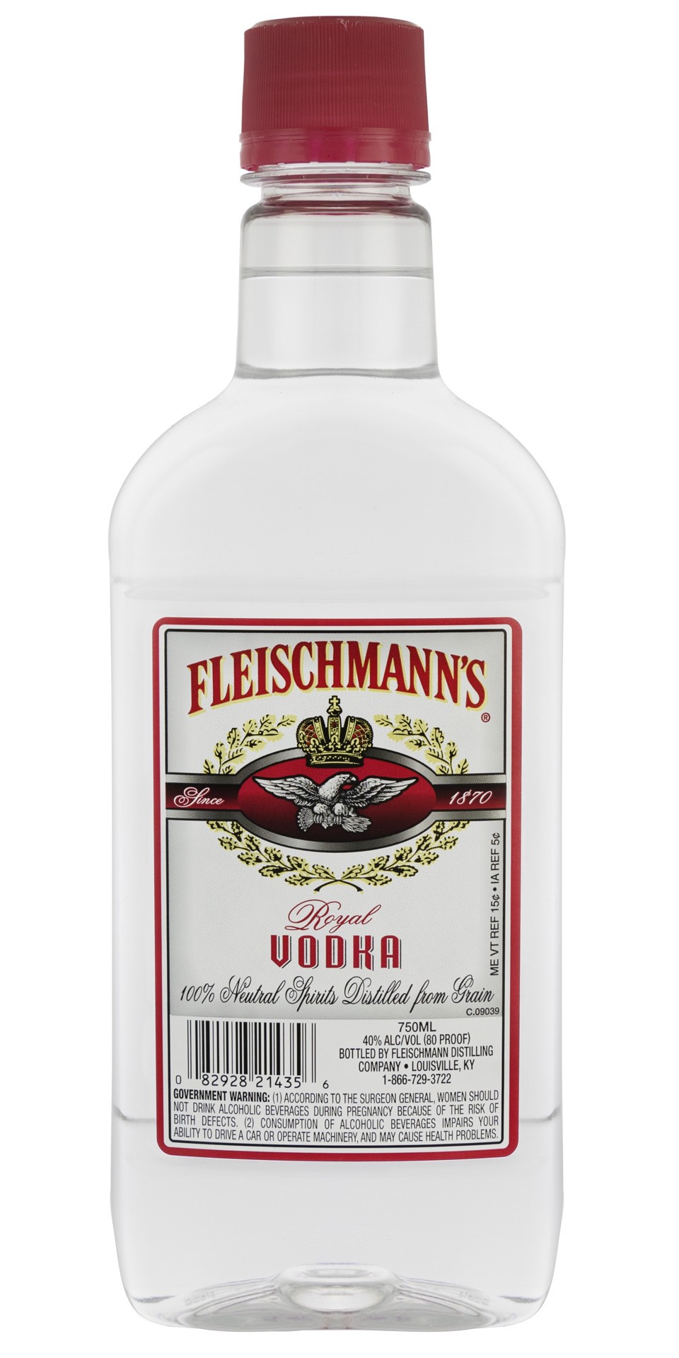 slide 2 of 2, Fleischmann's Vodka 750 ml, 750 ml