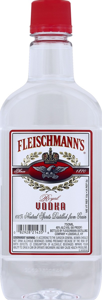 slide 1 of 2, Fleischmann's Vodka 750 ml, 750 ml