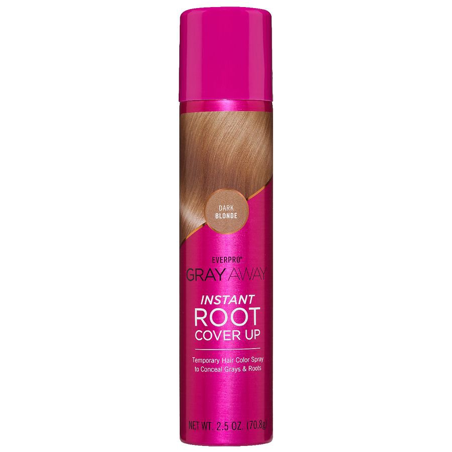 slide 1 of 1, Everpro Gray Away Dark Blonde Temporary Hair Color Spray 2.5 oz, 2.5 oz