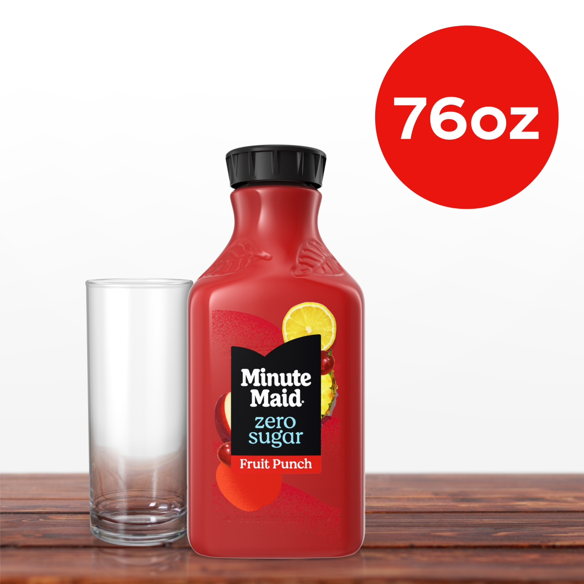 slide 2 of 5, Minute Maid Zero Sugar Fruit Punch Bottle, 76 fl oz, 76 fl oz
