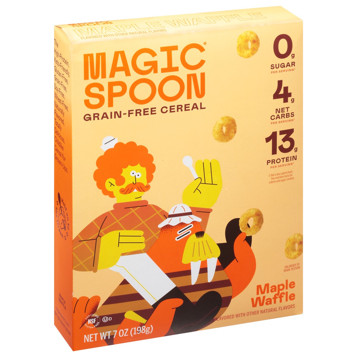 slide 4 of 9, Magic Spoon Grain-free Maple Waffle Cereal, 7 oz
