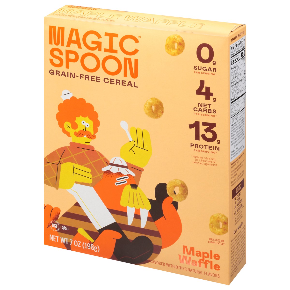slide 5 of 9, Magic Spoon Grain-free Maple Waffle Cereal, 7 oz