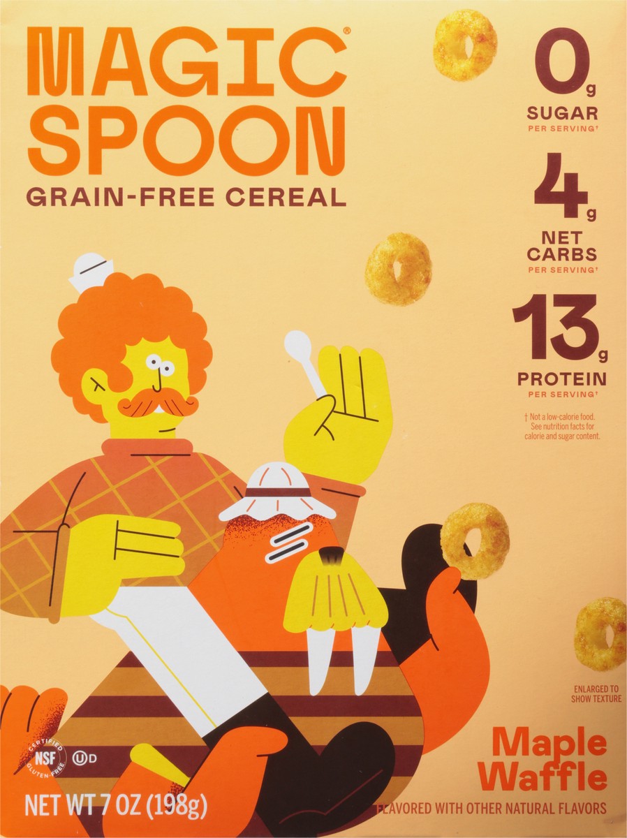 slide 8 of 9, Magic Spoon Grain-free Maple Waffle Cereal, 7 oz