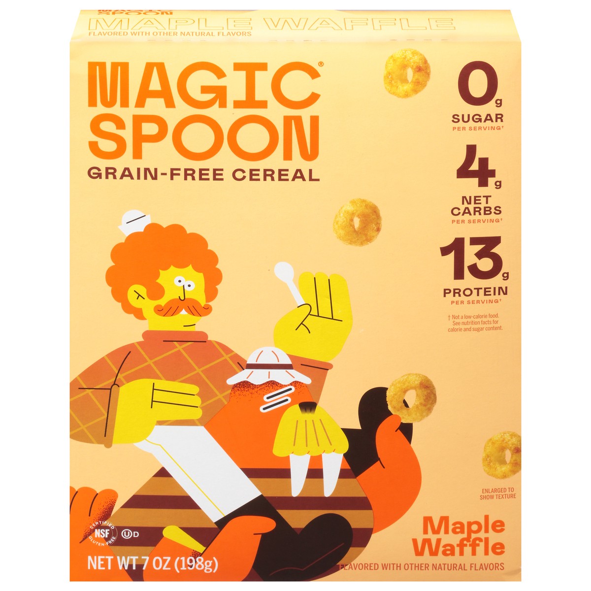 slide 1 of 9, Magic Spoon Grain-free Maple Waffle Cereal, 7 oz