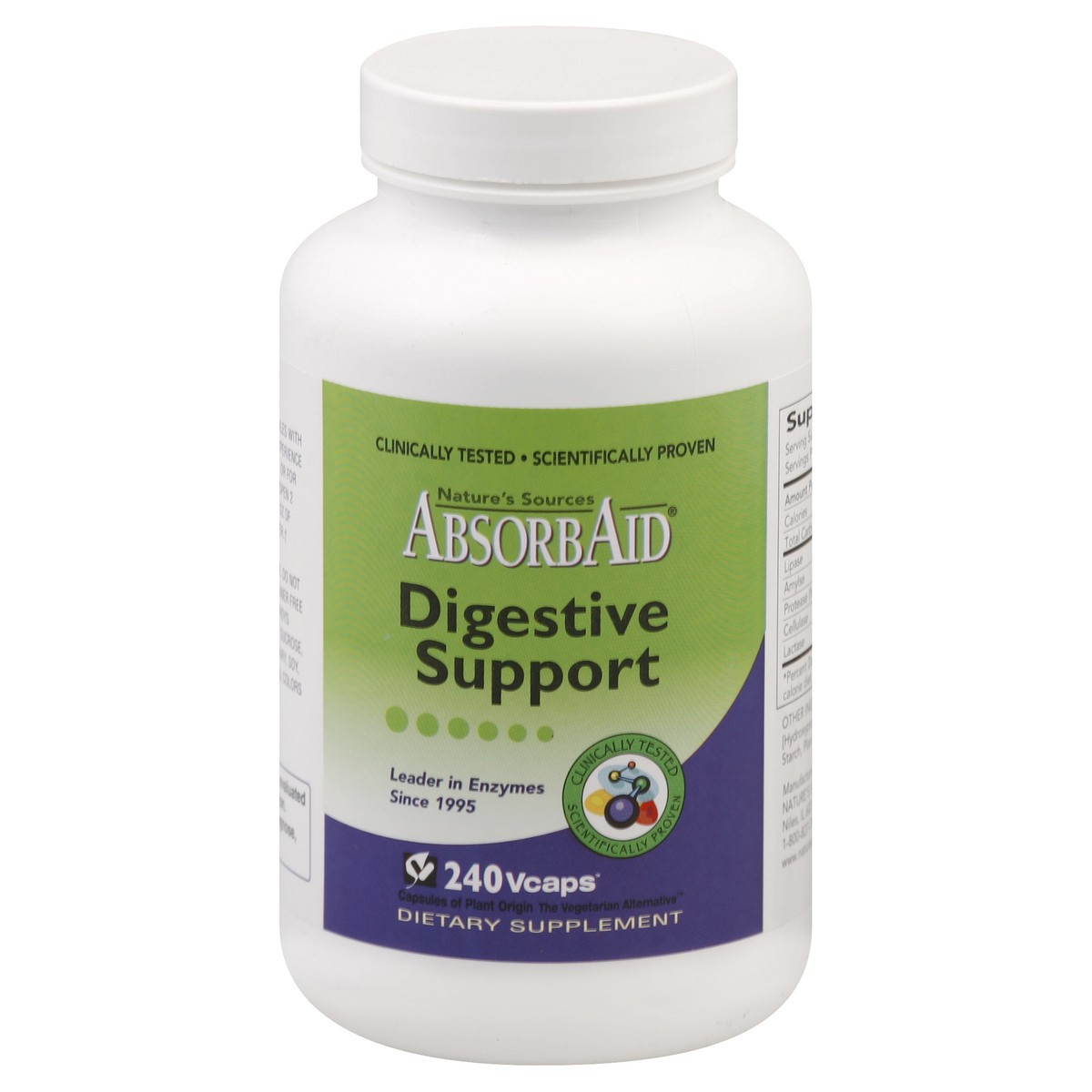 slide 2 of 3, AbsorbAid Digestive Support 240 ea, 240 ct