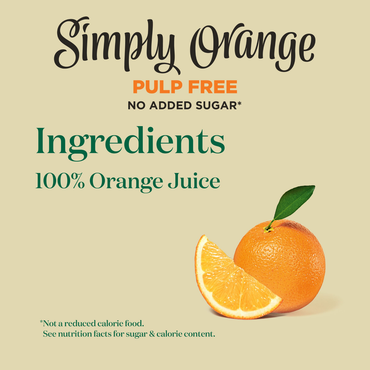 slide 2 of 4, Simply Orange Pulp Free Juice Bottle, 76 fl oz, 76 fl oz