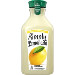 Simply Lemonade Bottle, 76 fl oz
