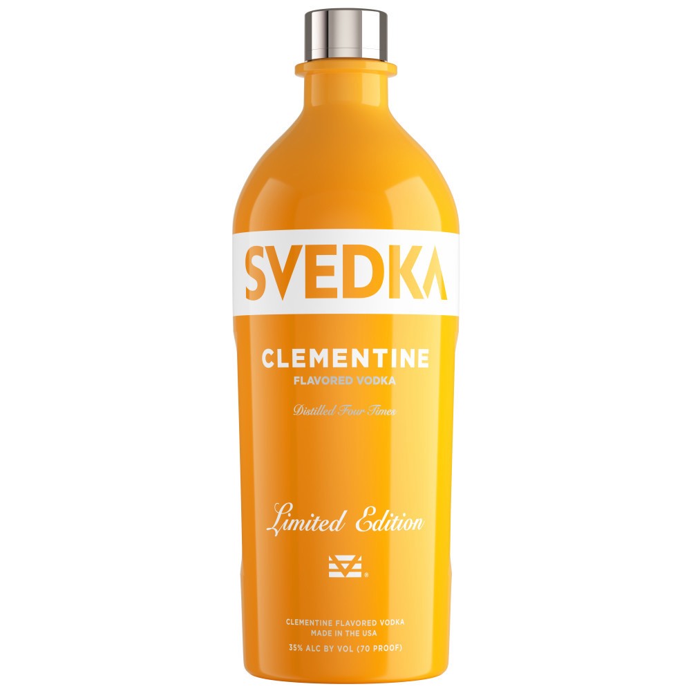 slide 1 of 7, SVEDKA Limited Edition Clementine Flavored Vodka, 1.75 L Bottle, 70 Proof, 1.75 liter