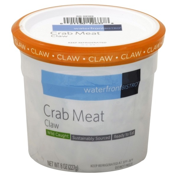 slide 1 of 1, Waterfront Bistro Crab Meat, Claw, 8 oz