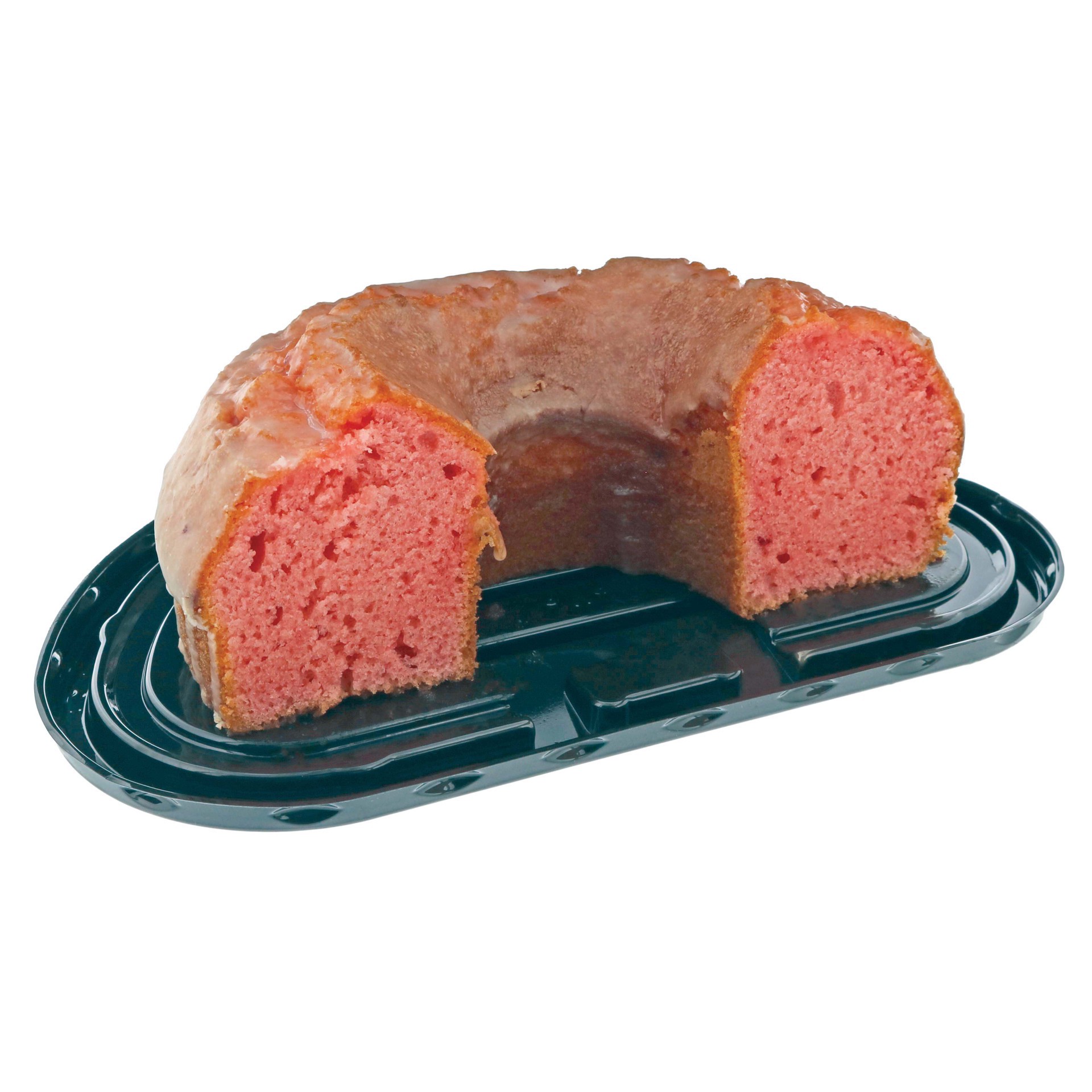 slide 1 of 1, H-E-B Strawberry Cream Half Cake, 1 ct