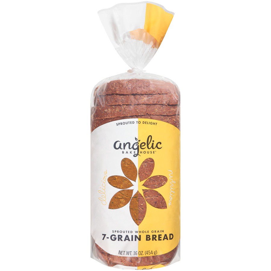 slide 1 of 8, Angelic Bakehouse Sprouted 7-Grain Bread, 16 oz