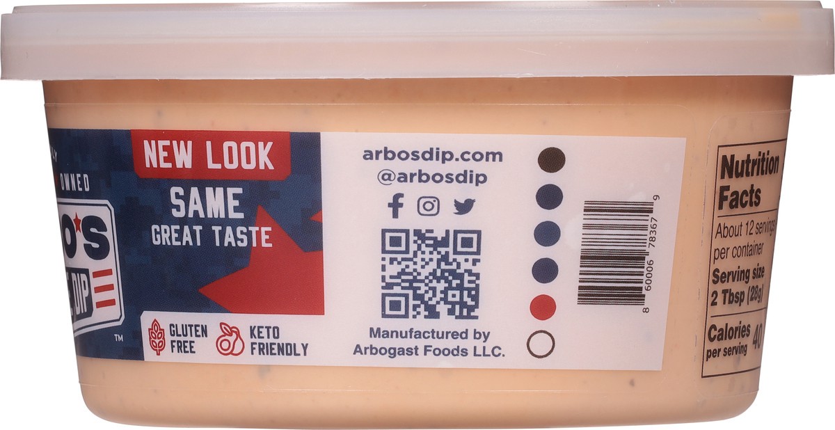slide 12 of 13, Arbo's Original Cheese Dip 12 oz, 12 oz