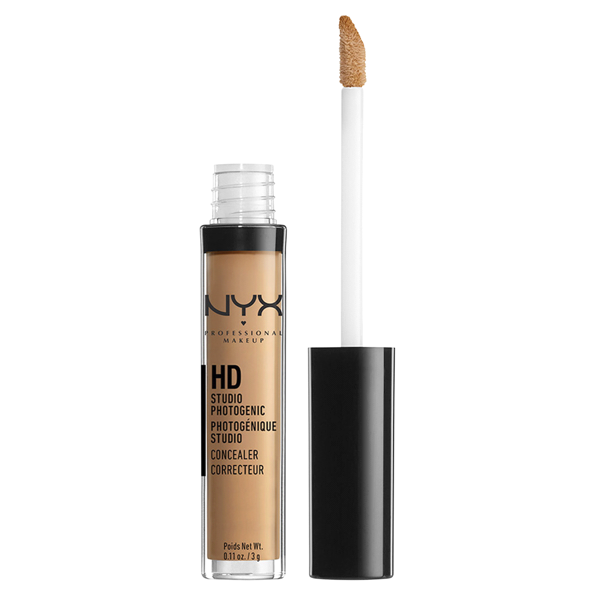 slide 1 of 1, NYX PROFESSIONAL MAKEUP Concealer Wand Nutmeg w/Yellow Undertones, Dark Tan, 0.11 oz