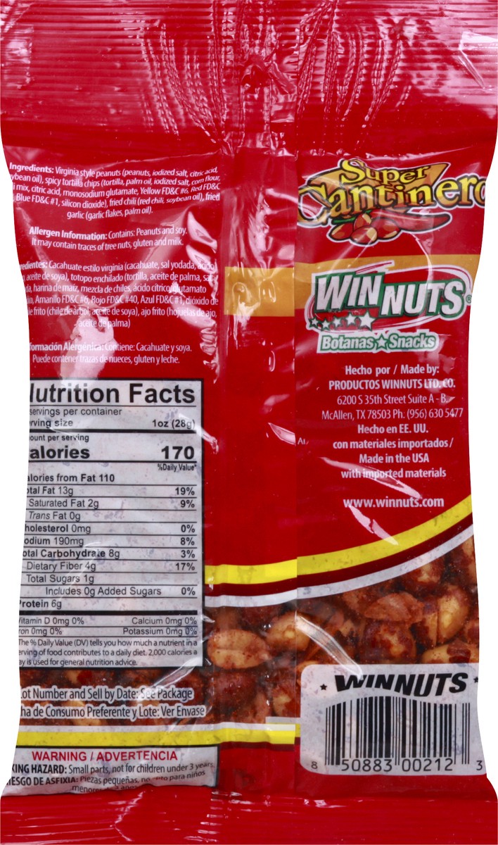 slide 9 of 13, Win Nuts Super Cantinero Snack Mix 5.25 oz, 5.25 oz