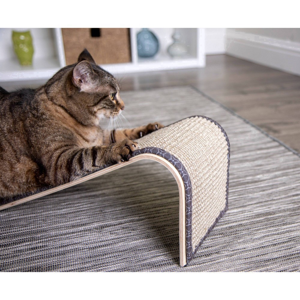 slide 11 of 53, SmartyKat Sisal Angle Cat Scratcher & Catnip, 1 ct