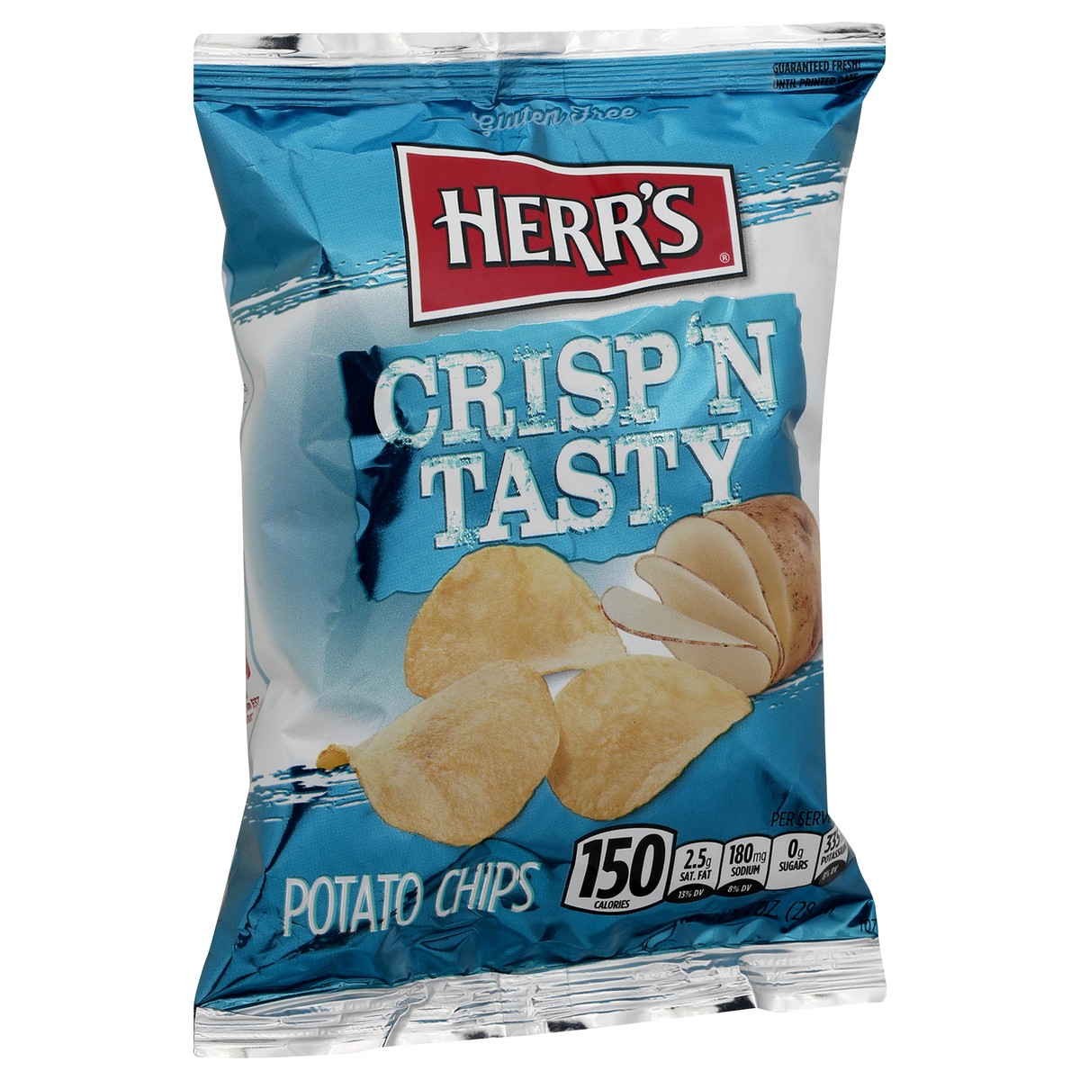 slide 9 of 10, Herr's Crisp'n Tasty Potato Chips 1 oz, 1 oz