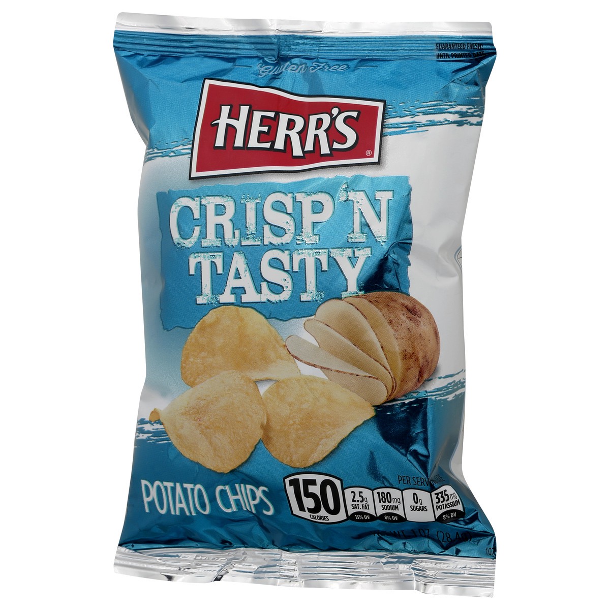 slide 7 of 10, Herr's Crisp'n Tasty Potato Chips 1 oz, 1 oz