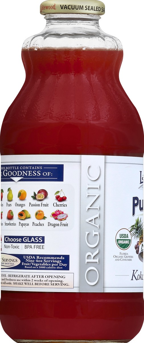 slide 3 of 4, Lakewood Organic Pure Fruit Juice Kokomo Fruit Punch, 32 fl oz