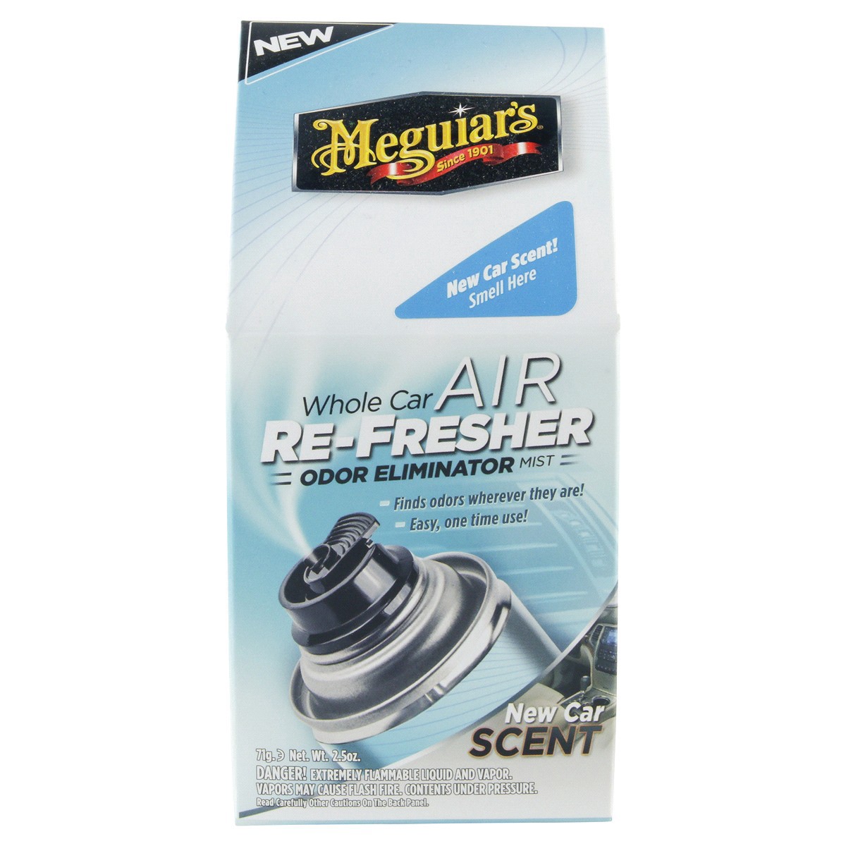 slide 1 of 21, Meguiar's New Car Scent Air Re-Fresher, 2.5 oz