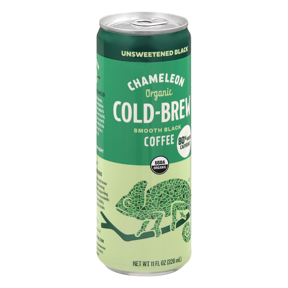 slide 2 of 11, Chameleon Cold-Brew Organic Unsweetened Black Smooth Black Coffee, 11 oz