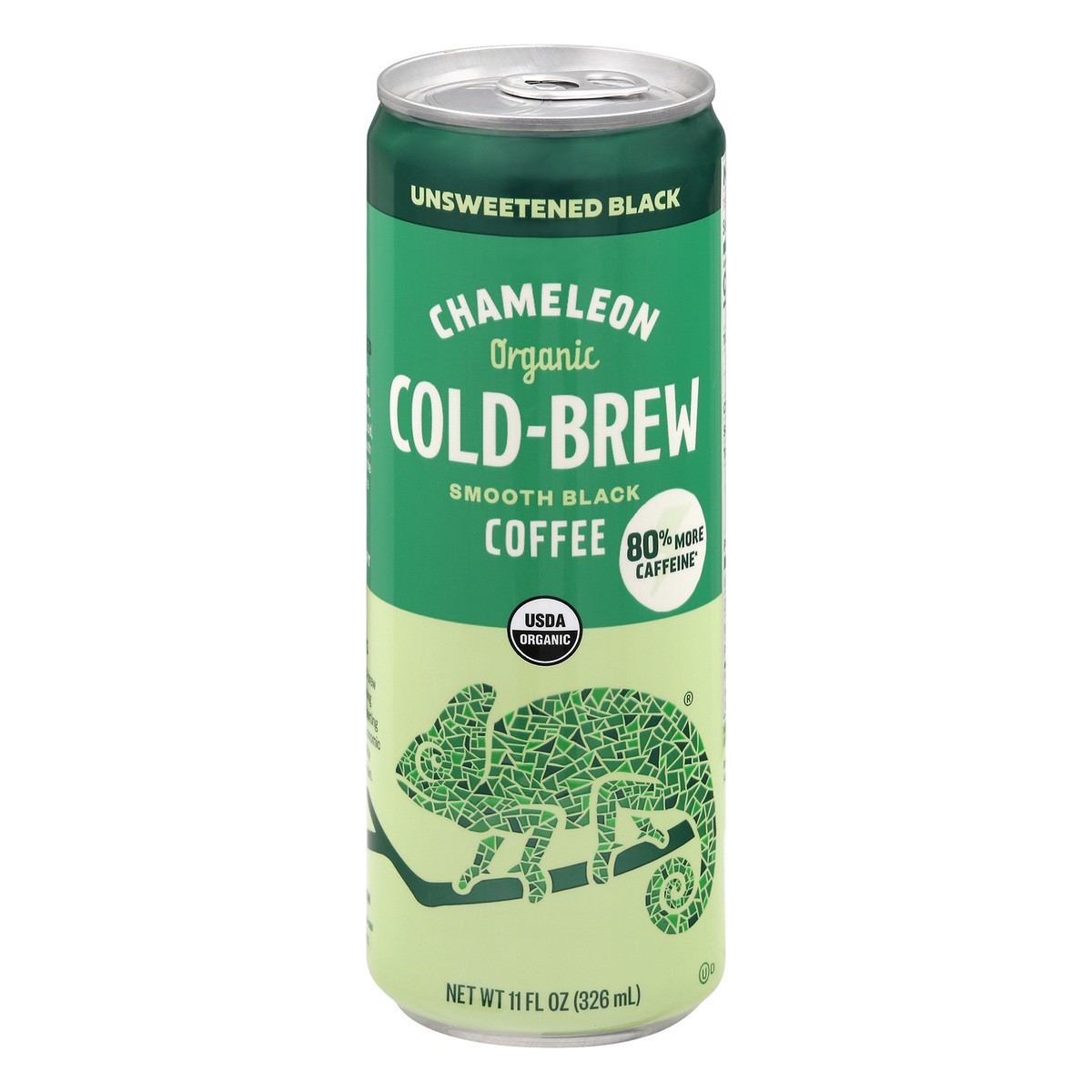 slide 1 of 11, Chameleon Cold-Brew Organic Unsweetened Black Smooth Black Coffee, 11 oz