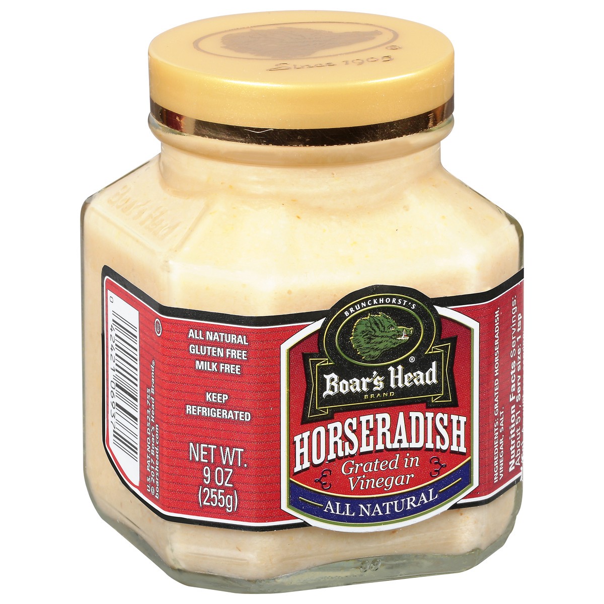 slide 5 of 9, Boar's Head Horseradish in Vinegar, 9 oz