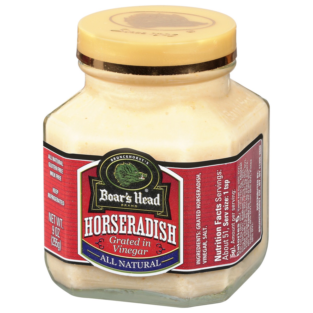 slide 7 of 9, Boar's Head Horseradish in Vinegar, 9 oz